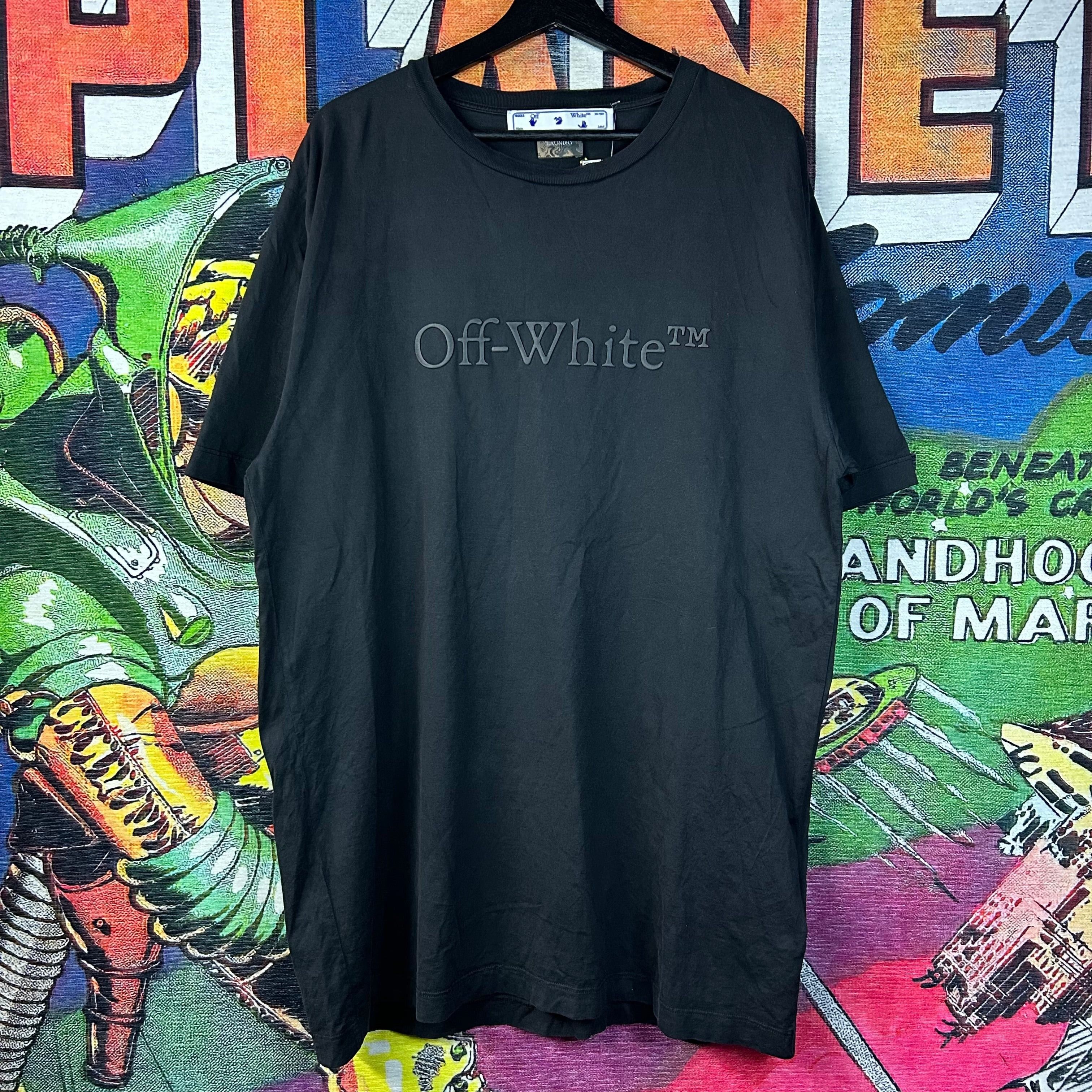 White Off White Bookish Tee Black Size 2xl Hoodie, Sweatshirt | FlexRushtees.com