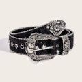 Japanese Brand Shining Black Streetwear Jewellery Style Belt