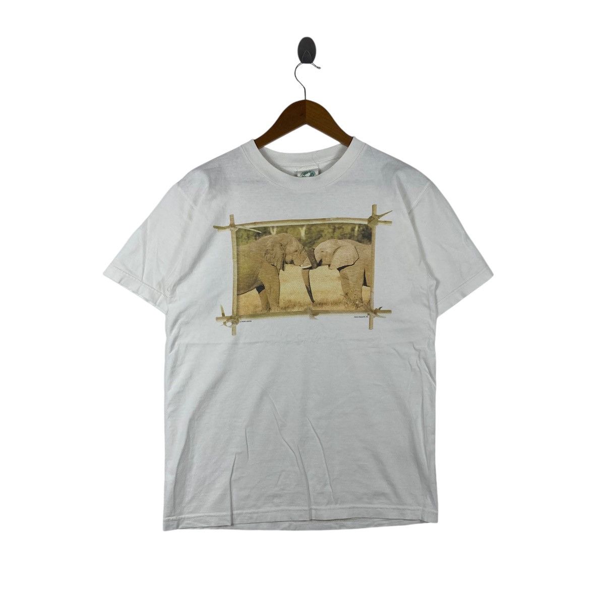 Vintage Frans Lanting Photographer Fotofolio Elephant Tee Hoodie, Sweatshirt | FlexRushtees.com