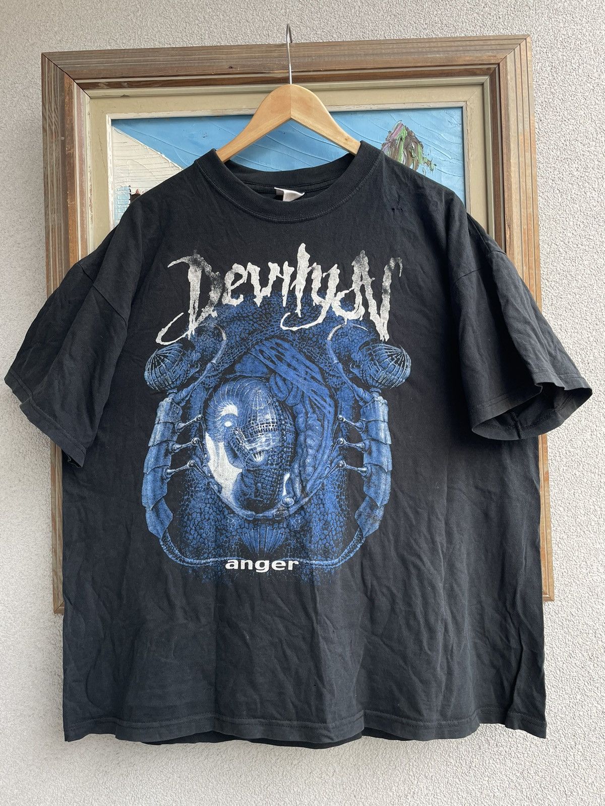 Vintage Tee Death Doom Metal Black Thrash Devilyn Band Rare