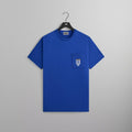 Kith Menorah Pocket Tee In Current Blue Men S Size Xxl Hoodie, Sweatshirt | FlexRushtees.com