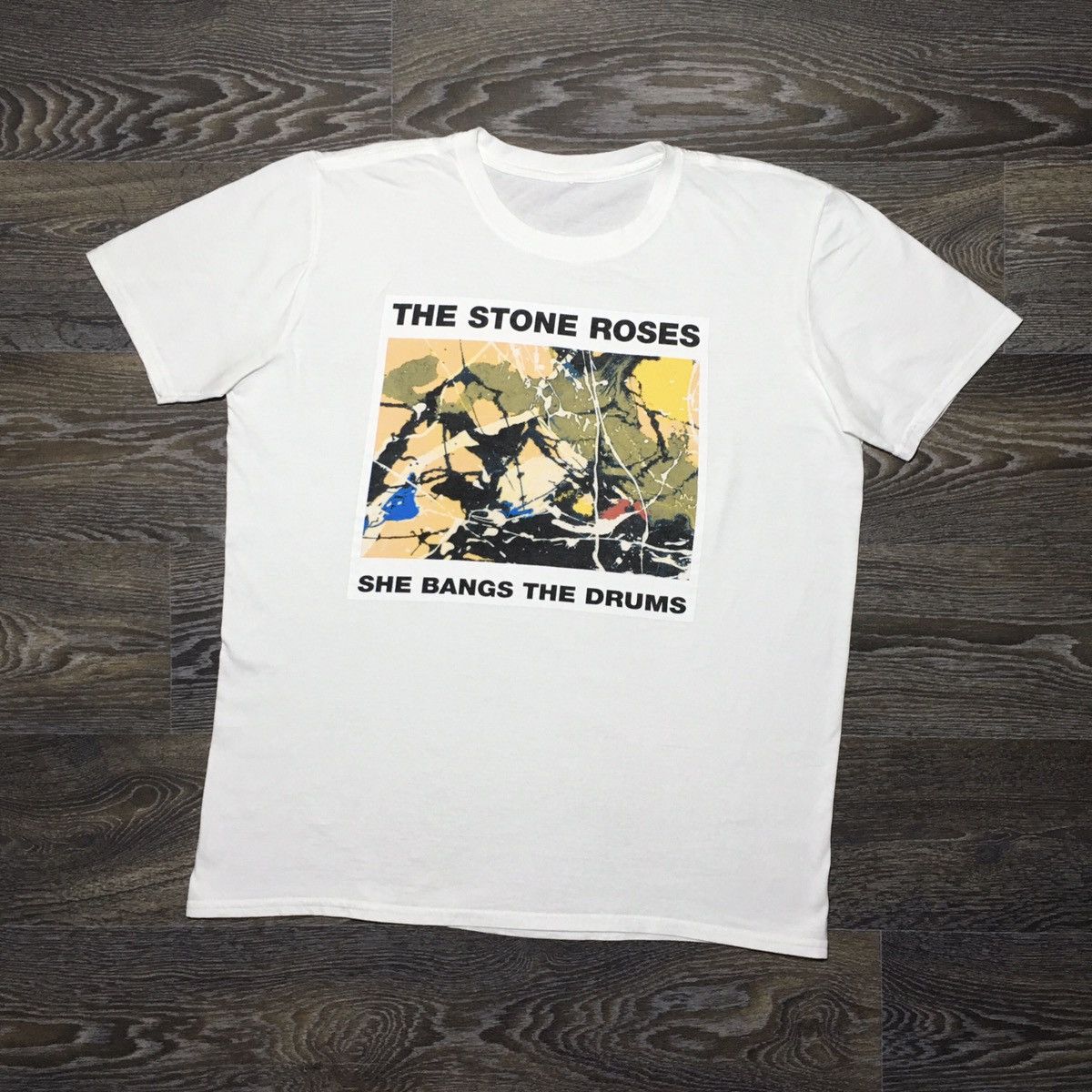 Band Tees The Stone Roses She Bangs The Drums Rock T Shirt Hoodie, Sweatshirt | FlexRushtees.com