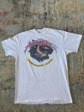 Vintage White Uvex Astrospec 3000 Graphic Space Tee Shirt