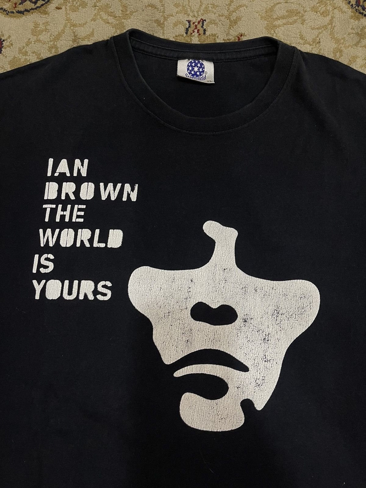 Vintage Ian Brown Stone Roses T Shirt Hoodie, Sweatshirt | FlexRushtees.com