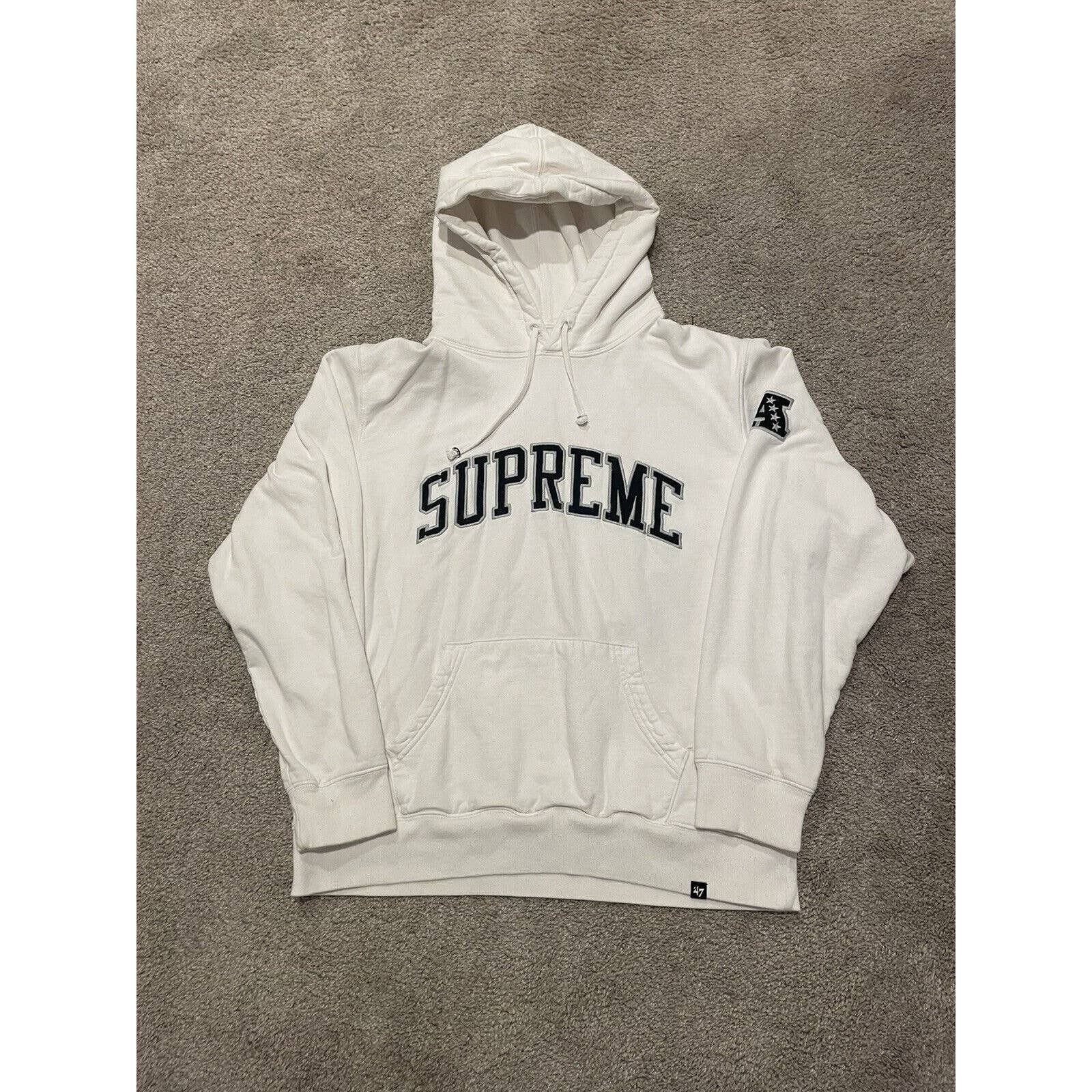 Raiders X 47 Hoodie Sweatshirt White Size L