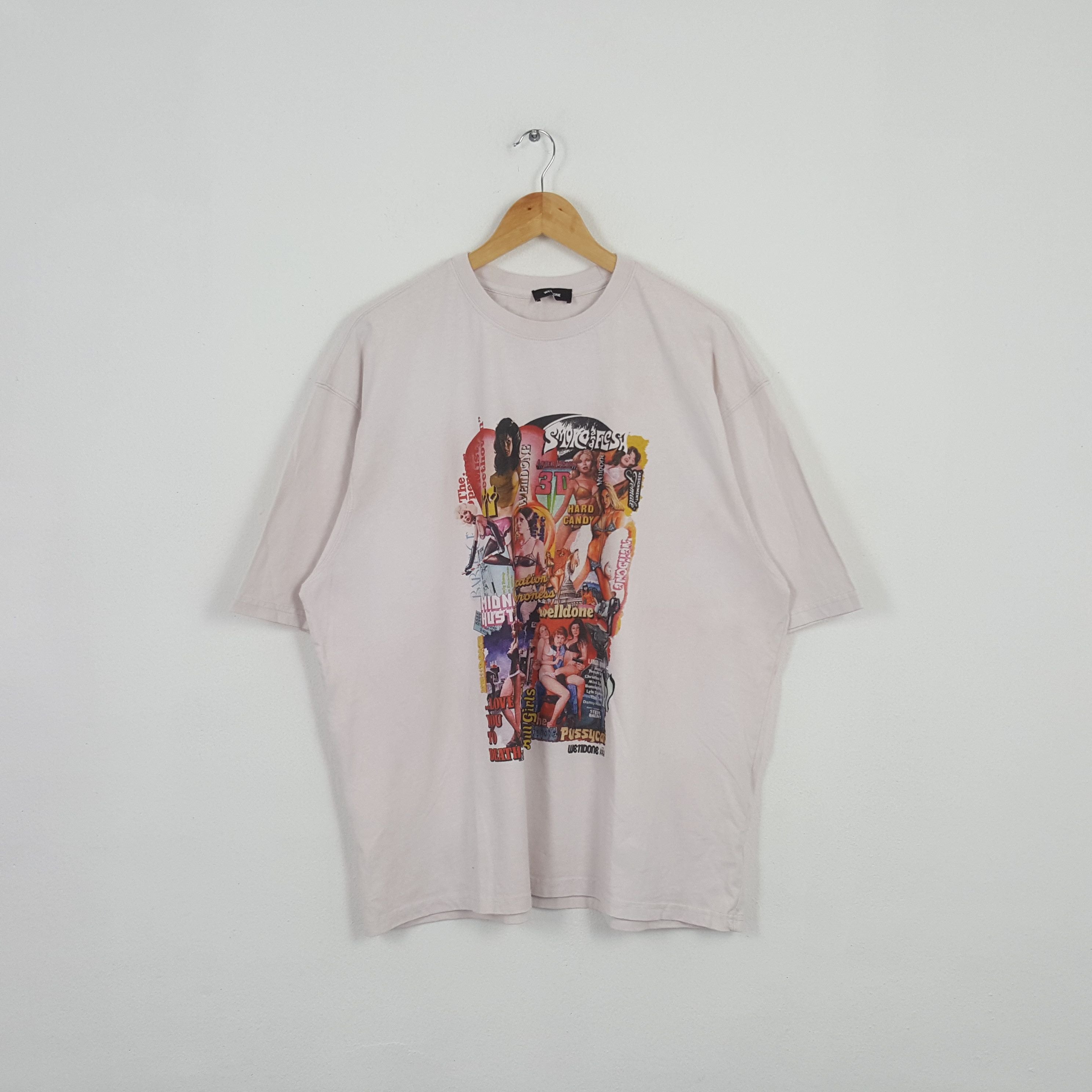 X We11done Vintage We11done Korean Designer Brand Tshirt Hoodie, Sweatshirt | FlexRushtees.com