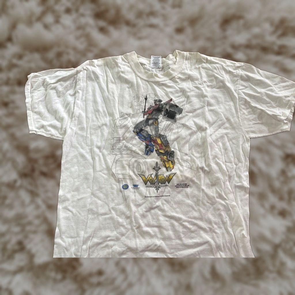 Vintage Voltron Defender Of The Universe Graphic Tee Men S Xl White Anime 2008 Hoodie, Sweatshirt | FlexRushtees.com
