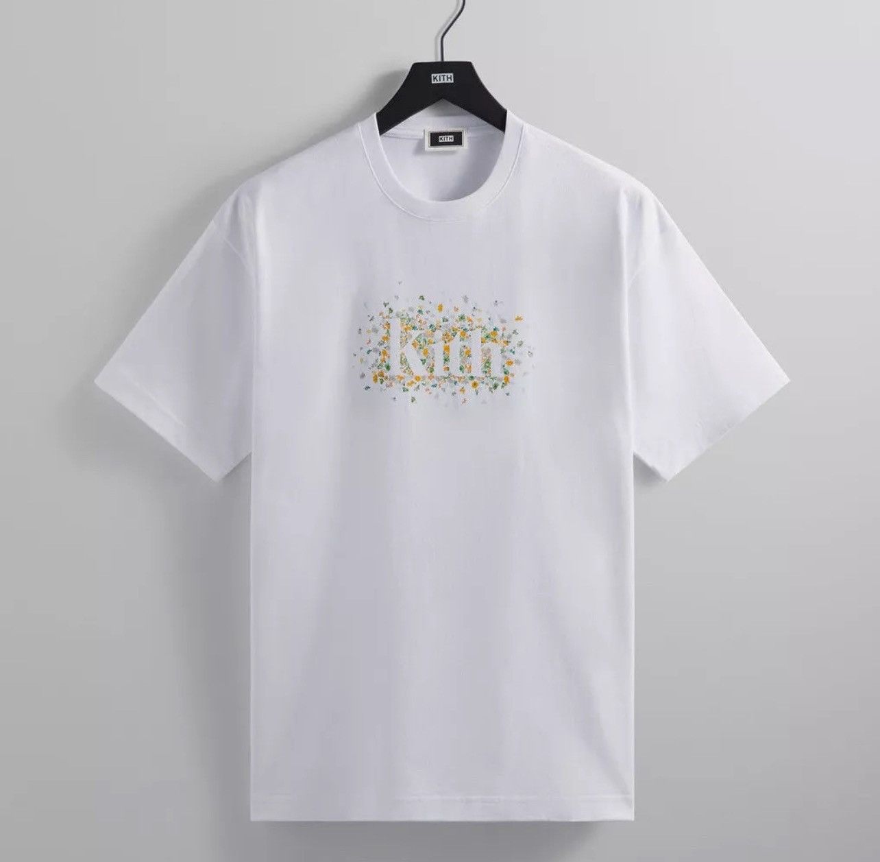 Kith Meadow Serif Tee White T Shirt Men S Size 2xl Hoodie, Sweatshirt | FlexRushtees.com