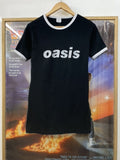 90s Vintage Oasis Band Classic Ringer T Shirt Hoodie, Sweatshirt | FlexRushtees.com