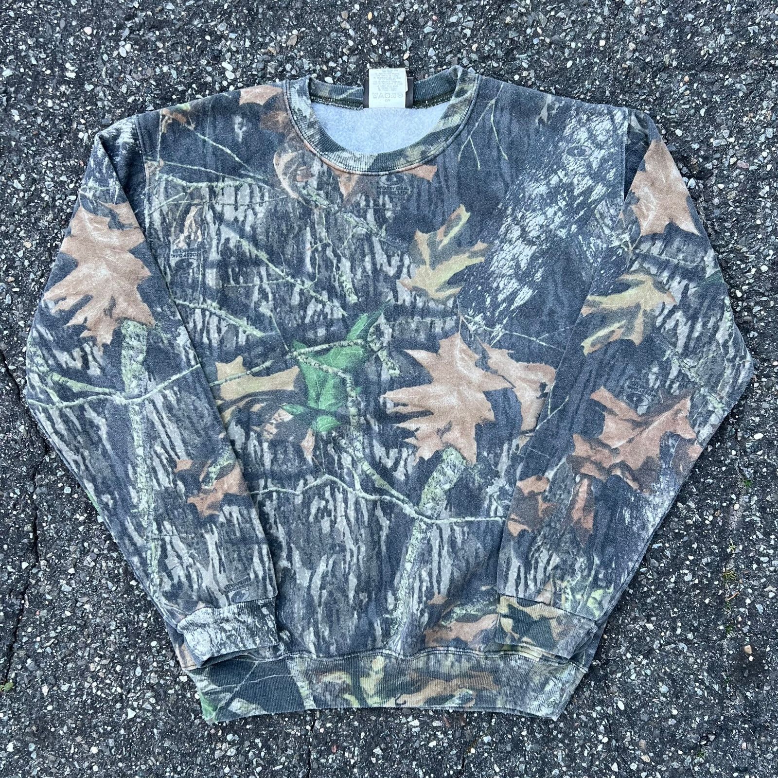 Vintage Y2k Jerzees Realtree Camo Crewneck Sweatshirt