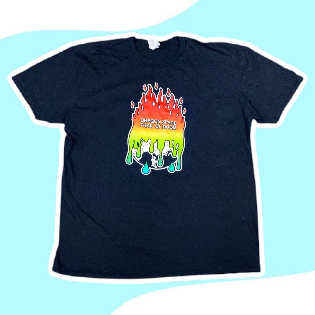 Band Tees Oregon Space Trail Of Doom Band Graphic Tee Shirt