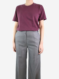 Marni Burgundy Crewneck T Shirt Size Uk 14 Hoodie, Sweatshirt | FlexRushtees.com