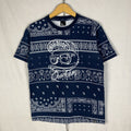 Japanese Brand Bone Soul Quackers Bandana Paisley Tshirt