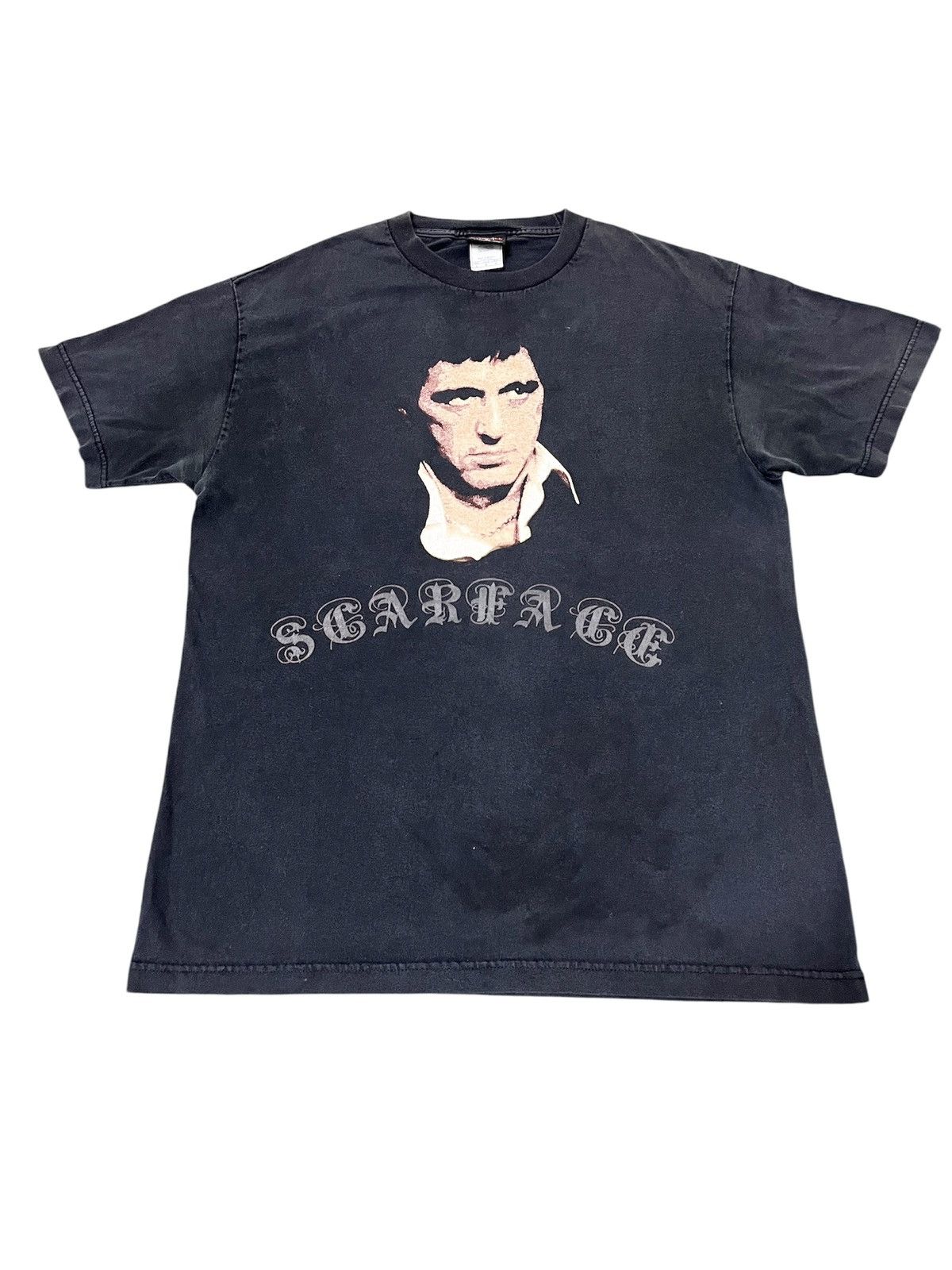 Vintage Y2k Sunfaded Scarface Tony Montana T Shirt
