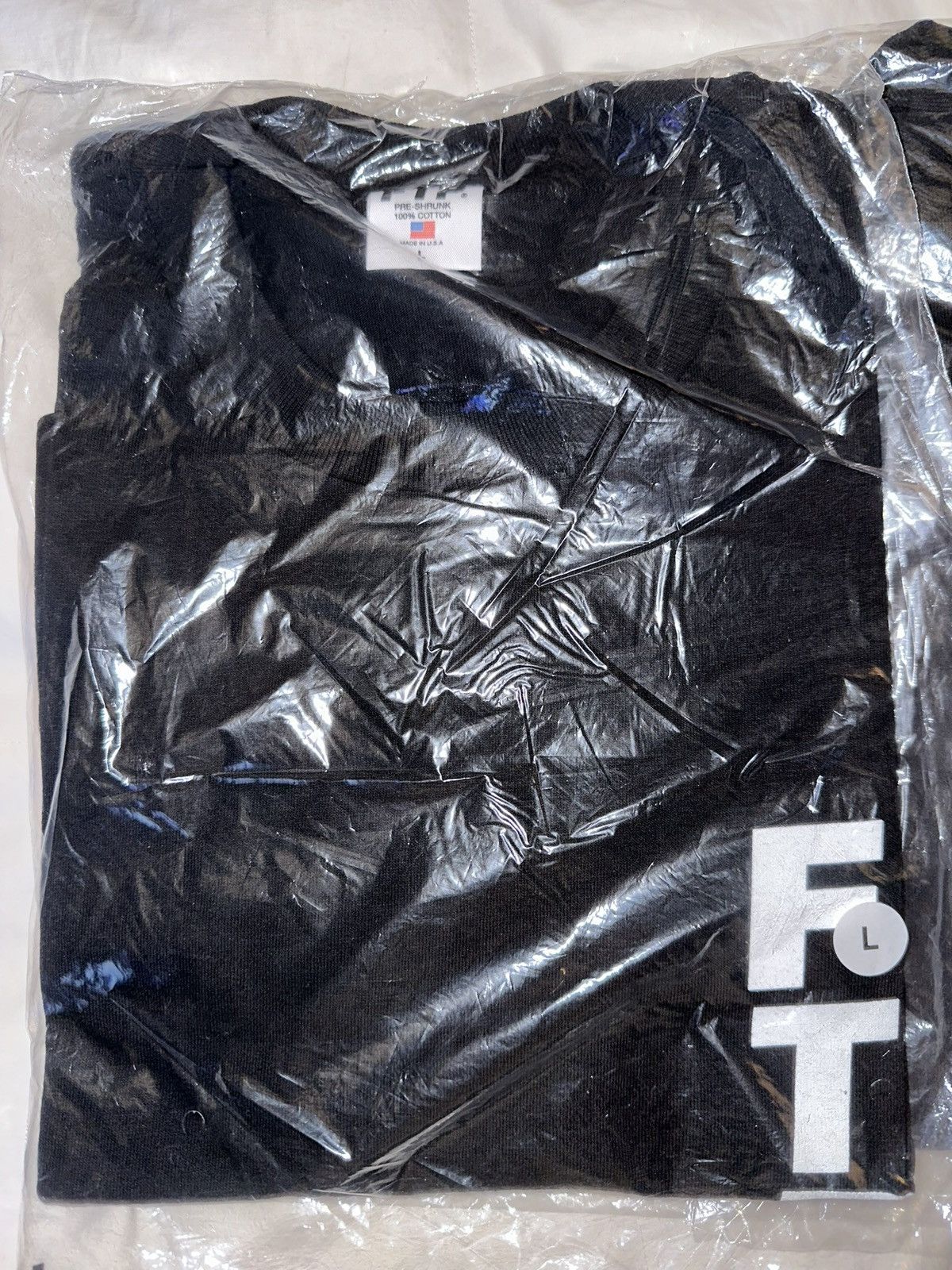 Fuck The Population Ftp Vertical Logo Tee Deadstock Black Large Hoodie, Sweatshirt | FlexRushtees.com