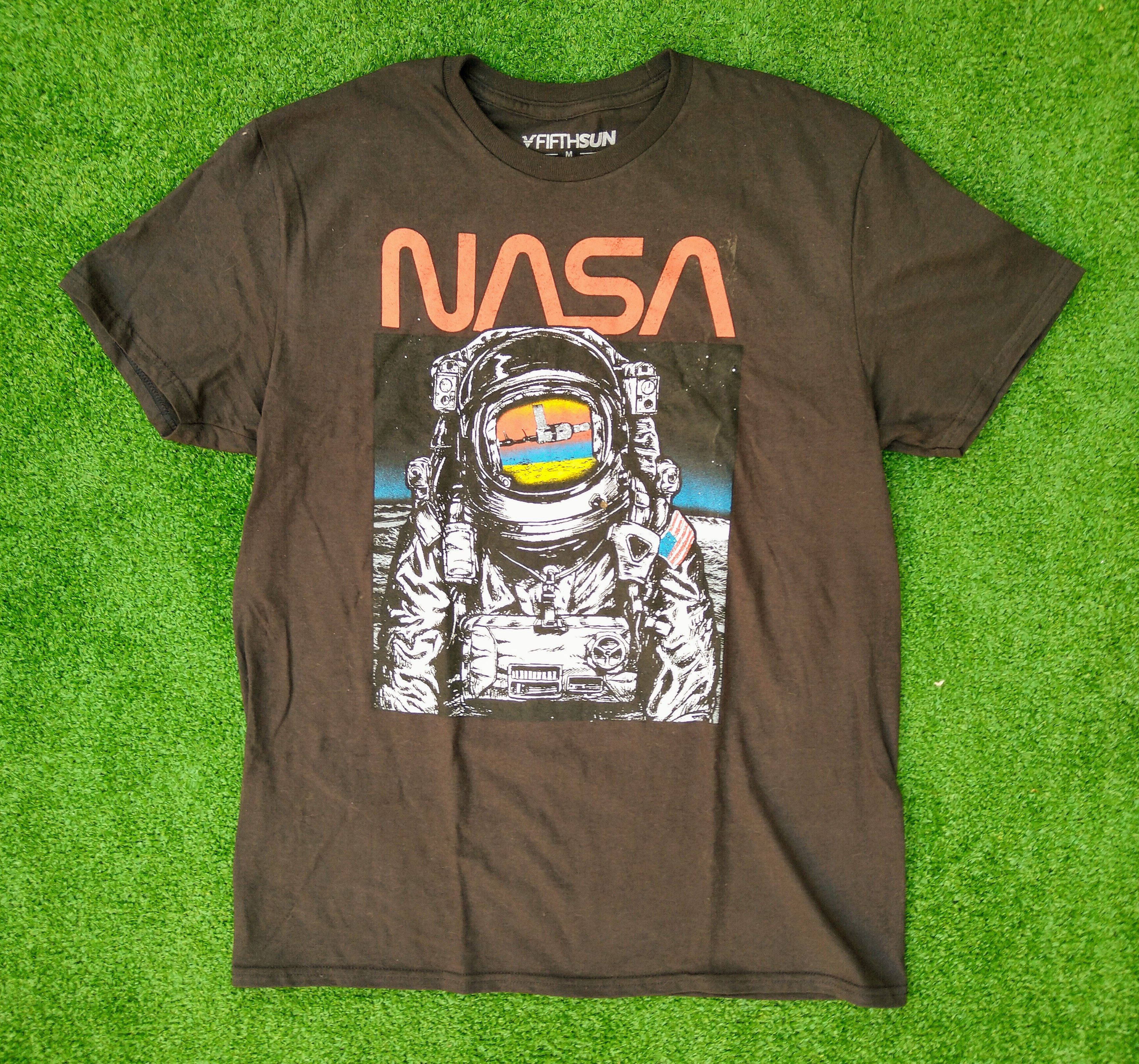 Nasa Astronaut Usa Space Station Visor Fifth Sun Shirt