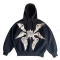 Vintage Black White Street Hip Hop Retro Fleece Padded Sweatshirt T-Shirts, Hoodie | FlexRushtees.com