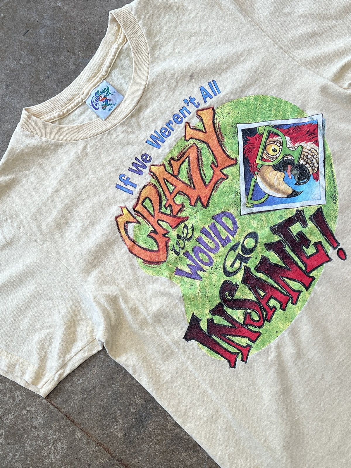 Vintage Jimmy Buffett Margaritaville Insane Tee Medium Hoodie, Sweatshirt | FlexRushtees.com
