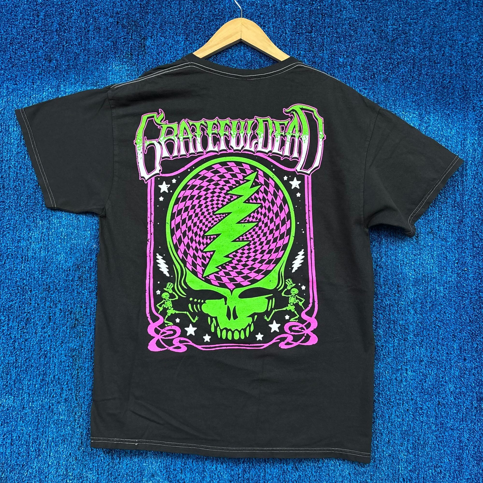 Dead Grateful Dead Steal Your Face Art Psychedelic Jam Band Tee L