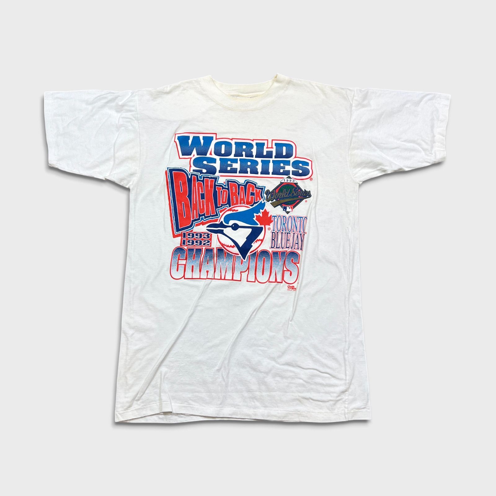 Vintage 1993 Toronto Blue Jays T Shirt Back 2 Back Baseball Mlb Tee Hoodie, Sweatshirt | FlexRushtees.com
