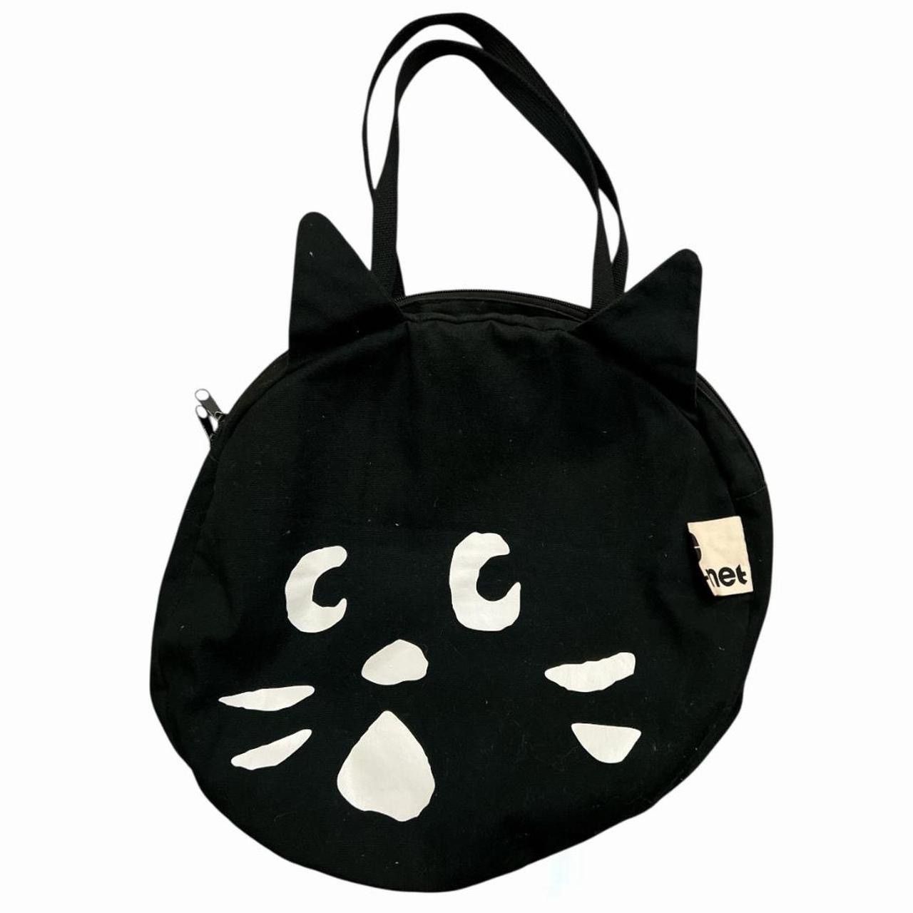 Net Ne Net Black Nya Face Tote Bag