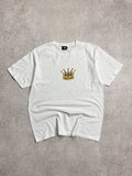 Vintage Stussy Crown Boxy T Shirt M Hoodie, Sweatshirt | FlexRushtees.com