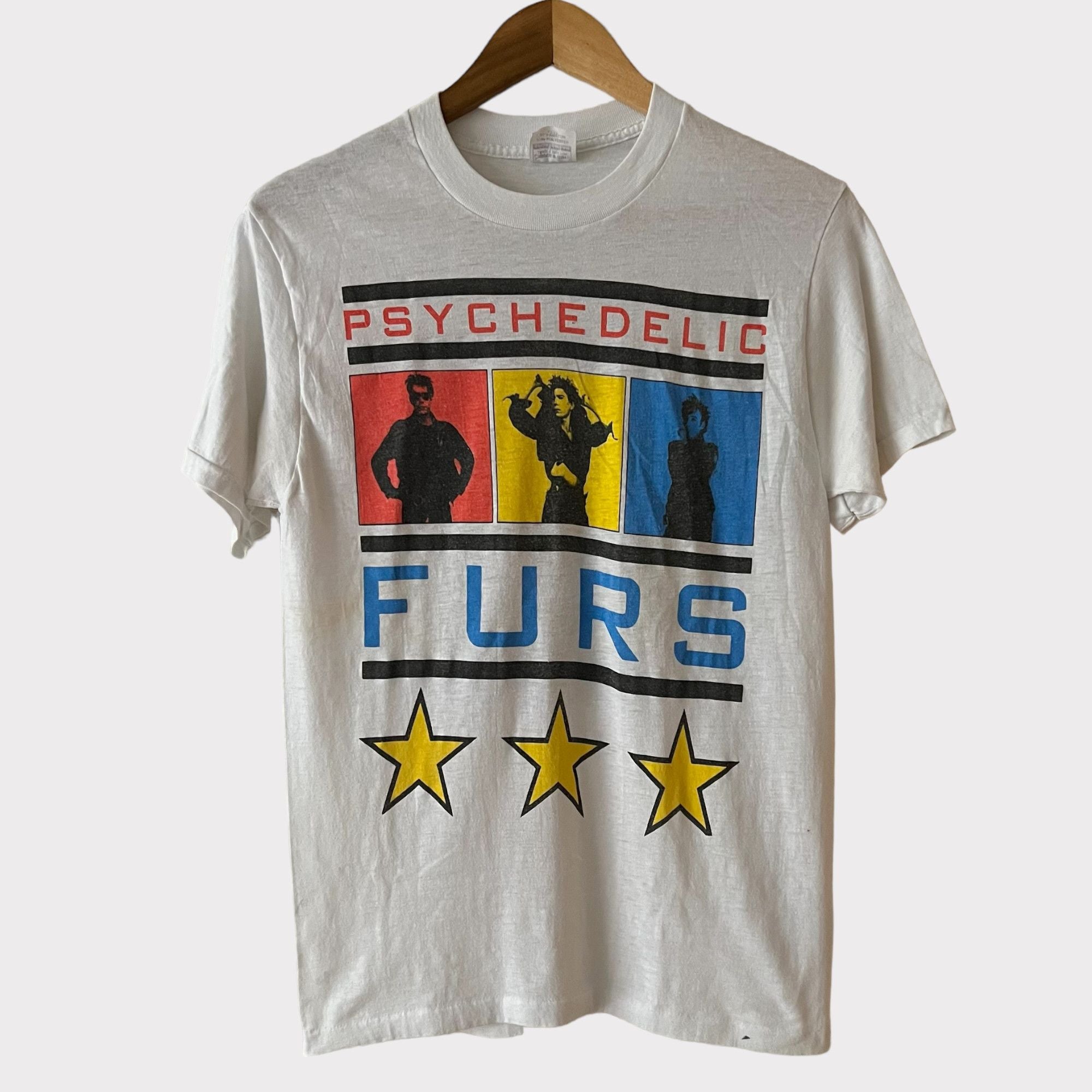 Vintage 1987 Psychedelic Furs Vintage Tour Band New Wave Tee Shirt