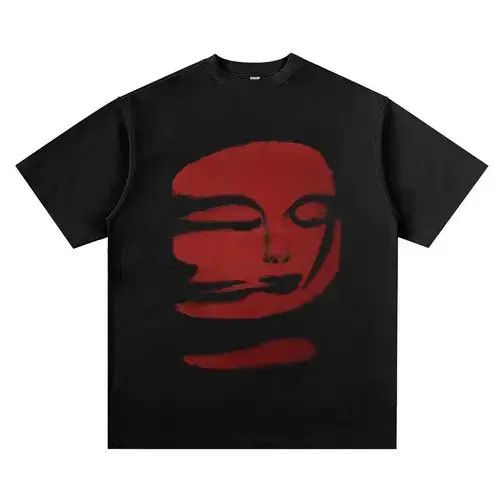 Other Red Phantom Printed Oversized Tee Hoodie, Sweatshirt | FlexRushtees.com