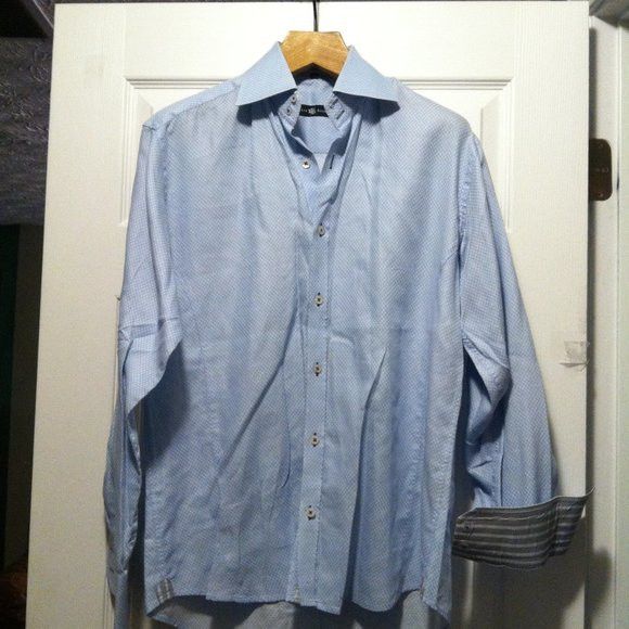 Rose Stone Rose Men S Blue 100 Cotton Casual Shirt Size 3 L Hoodie, Sweatshirt | AU16VibeMintTees.com