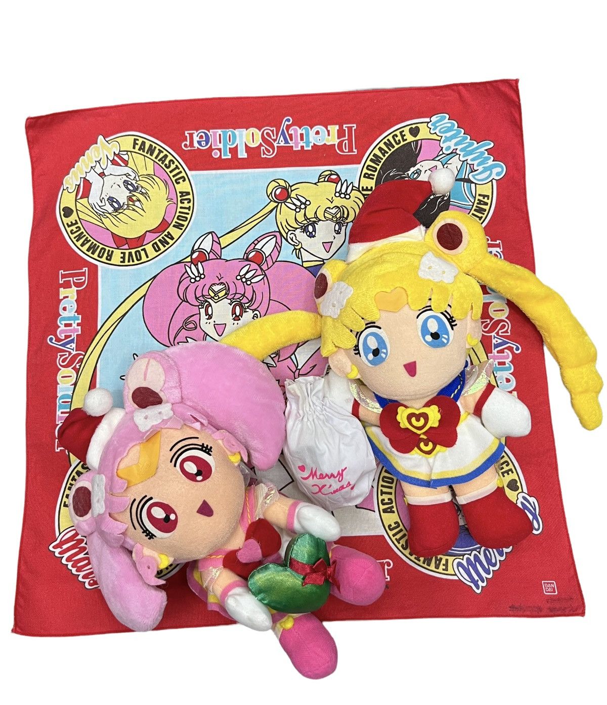 Siberia Hills Rare Vtg 90 S Sailor Moon Bandana Handkerchief Foc Soft Toy