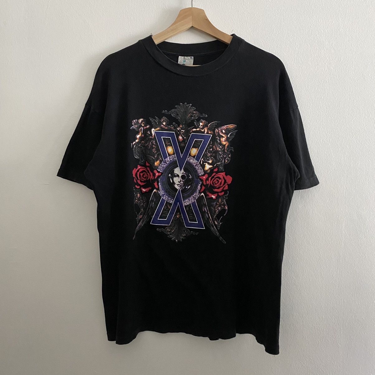 Vintage X Japan Violence In Jealousy 1991 Staff Tshirt L Hoodie, Sweatshirt | FlexRushtees.com