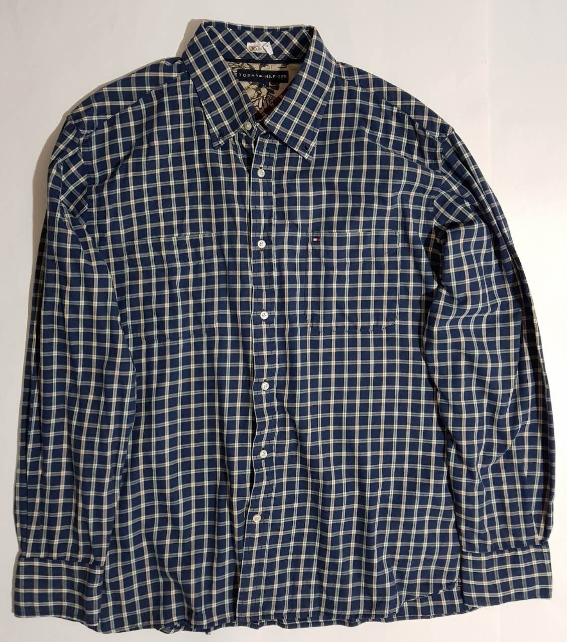 Hilfiger Tommy Hilfiger Check Cotton Shirt Hoodie, Sweatshirt | FlexRushtees.com