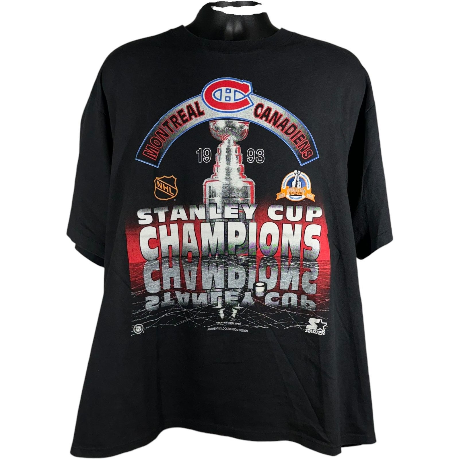 Vintage Starter Montreal Canadiens Stanley Cup Champions Tee