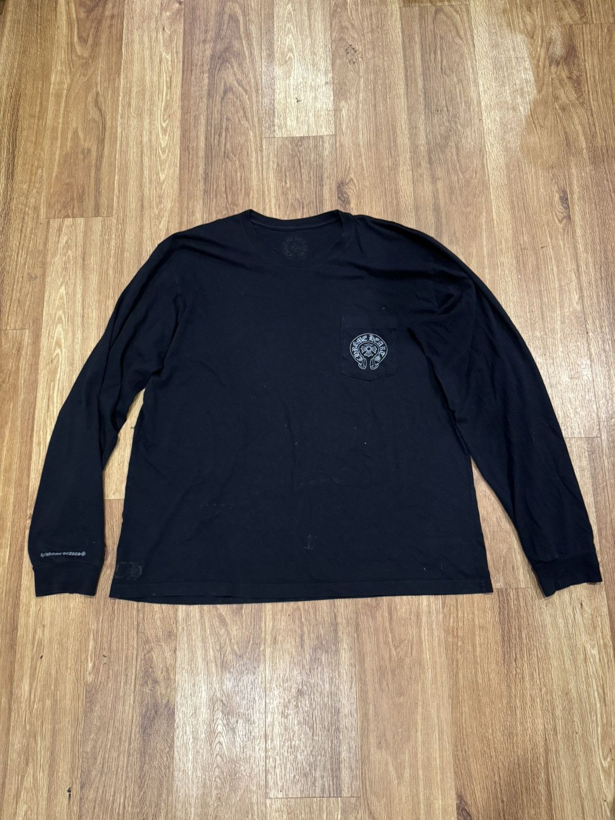 Hearts Chrome Hearts Staff Tee Grey Hoodie, Sweatshirt | FlexRushtees.com