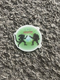 Hypebeast Alien Vs Predator Face Off Sticker