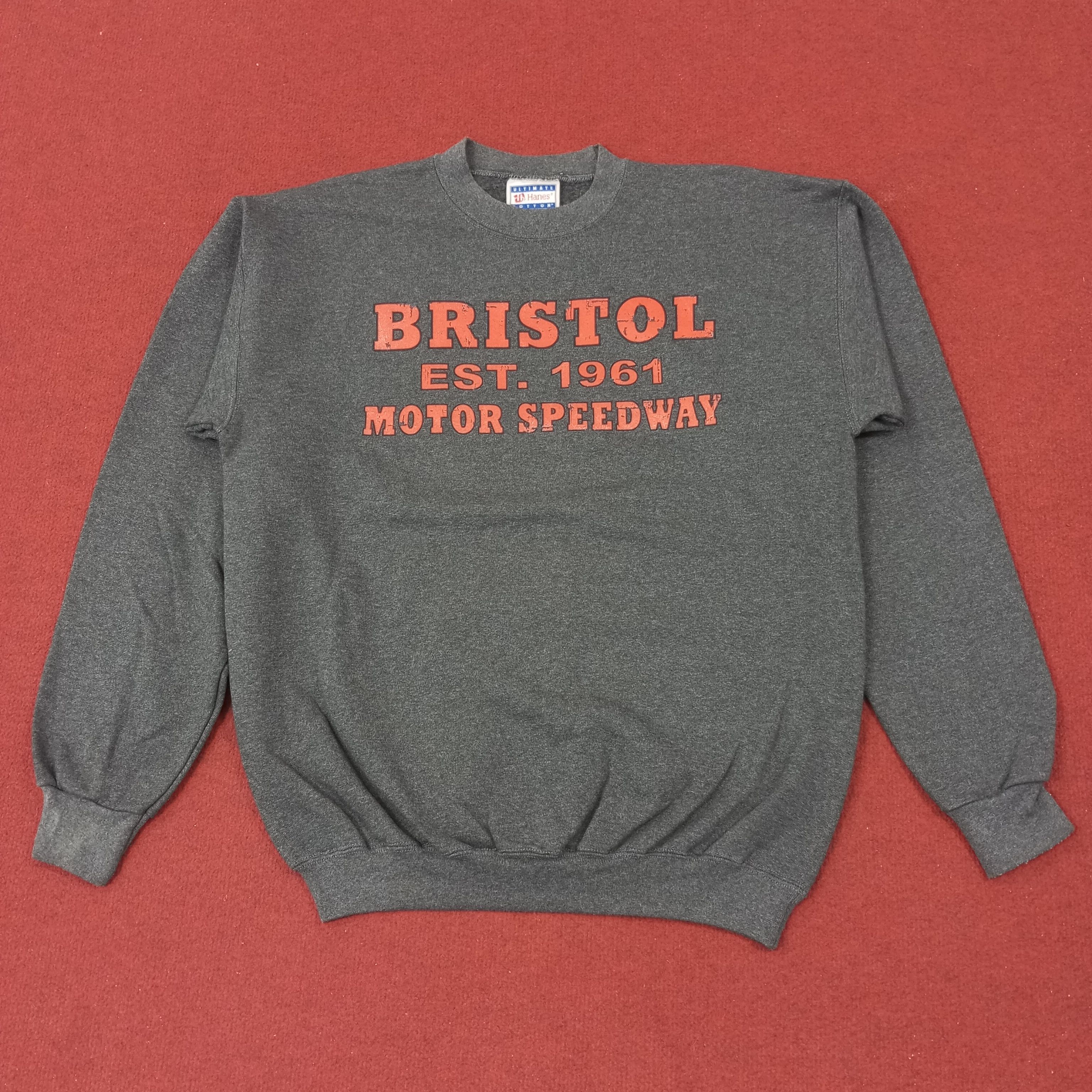 Vintage Bristol Motor Speedway Hanes Vintage Sweatshirt C230n4