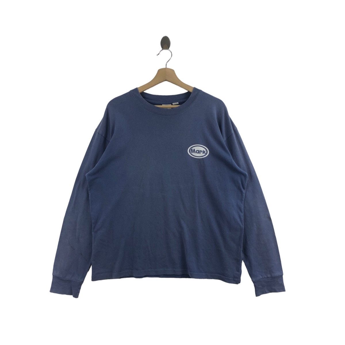 Vintage Pick Vtg 90 Mark Pizza Faded Long Sleeve Tshirt