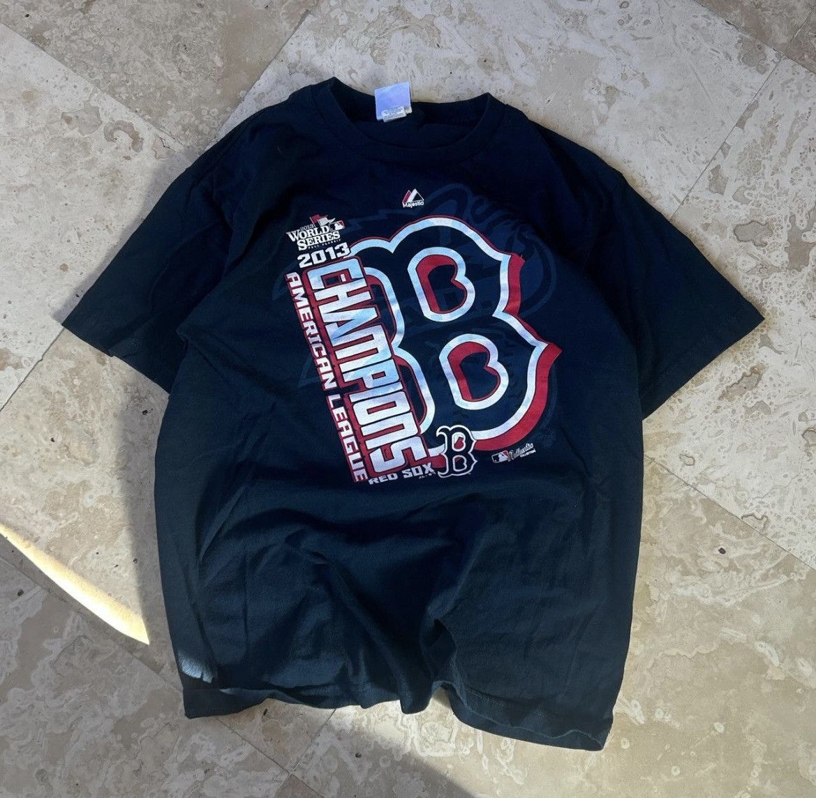 Vintage Majestic Red Sox T