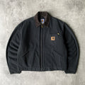 Vintage Carhartt Detroit J128 Charcoal