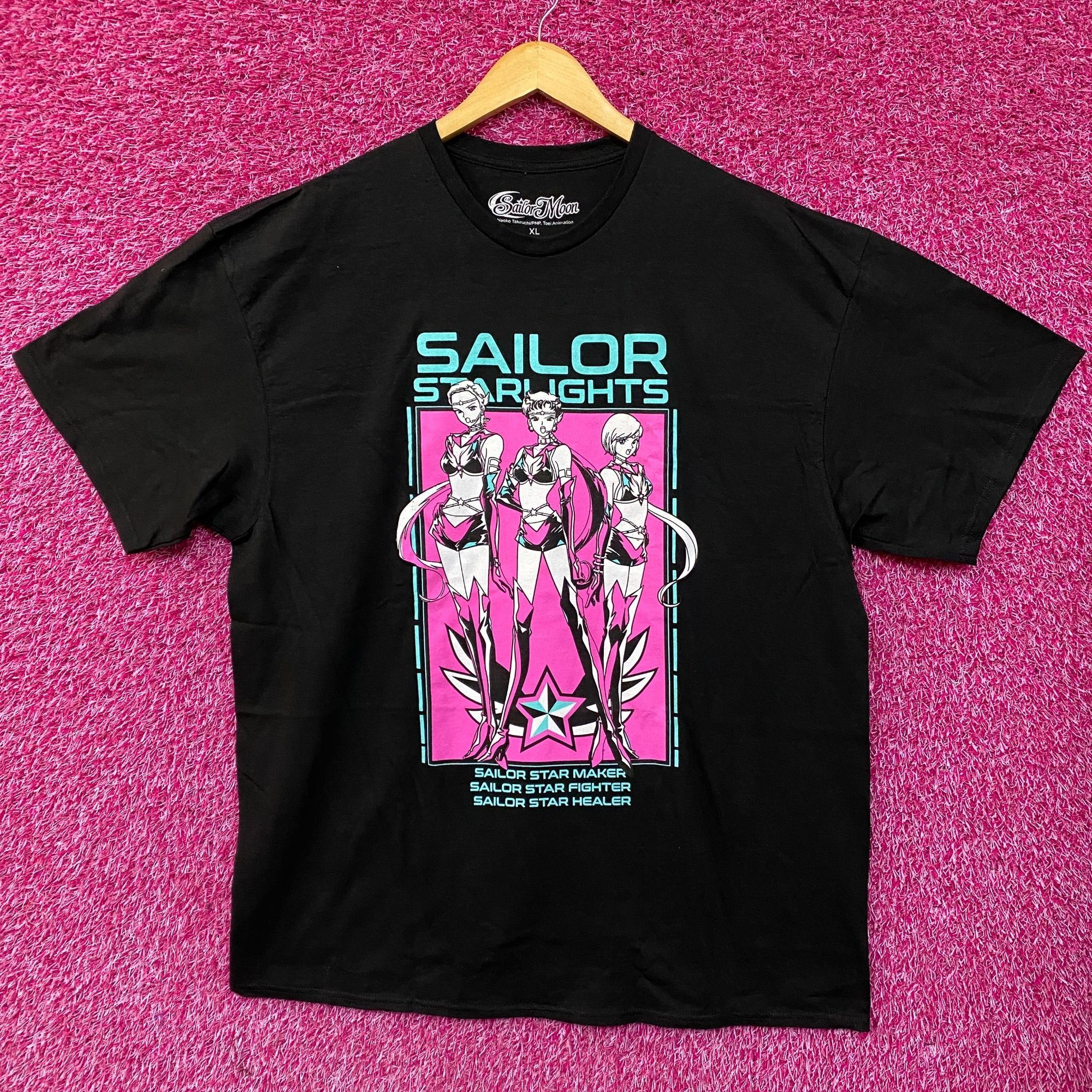 Anime Sailor Moon Sailor Starlight Group Portrait Anime T Shirt Xl