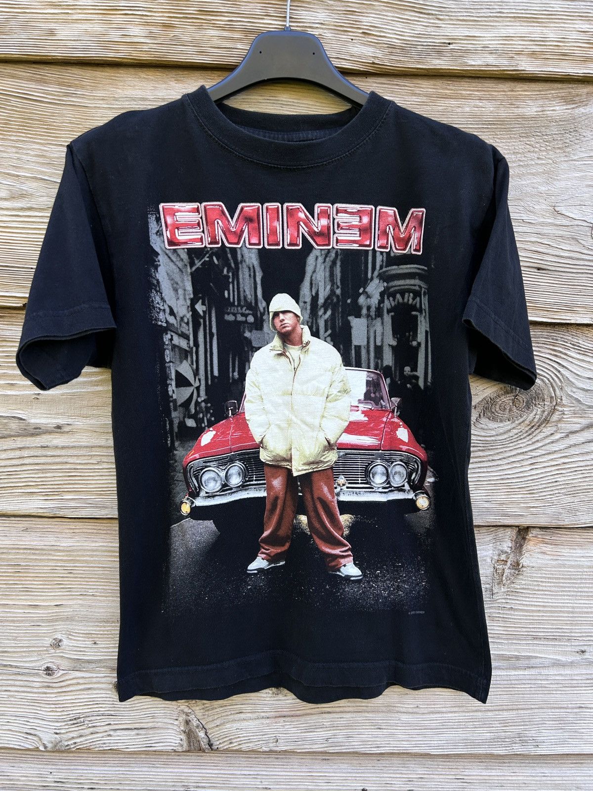 Vintage 2000 Eminem Rap Tee Concert Short Sleeve Hoodie, Sweatshirt | FlexRushtees.com