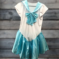 Vintage Sailor Moon Sailor Mercury Costume Womens S M White Cosplay