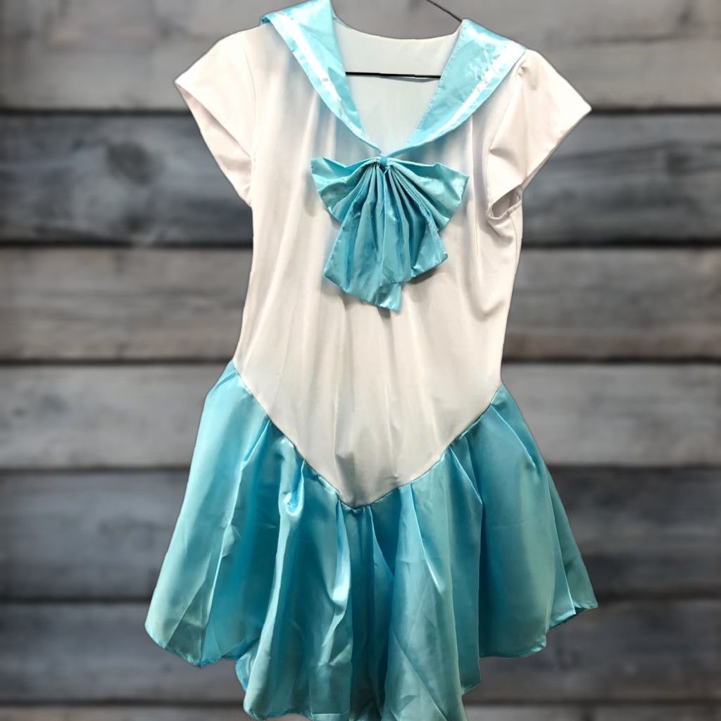 Vintage Sailor Moon Sailor Mercury Costume Womens S M White Cosplay