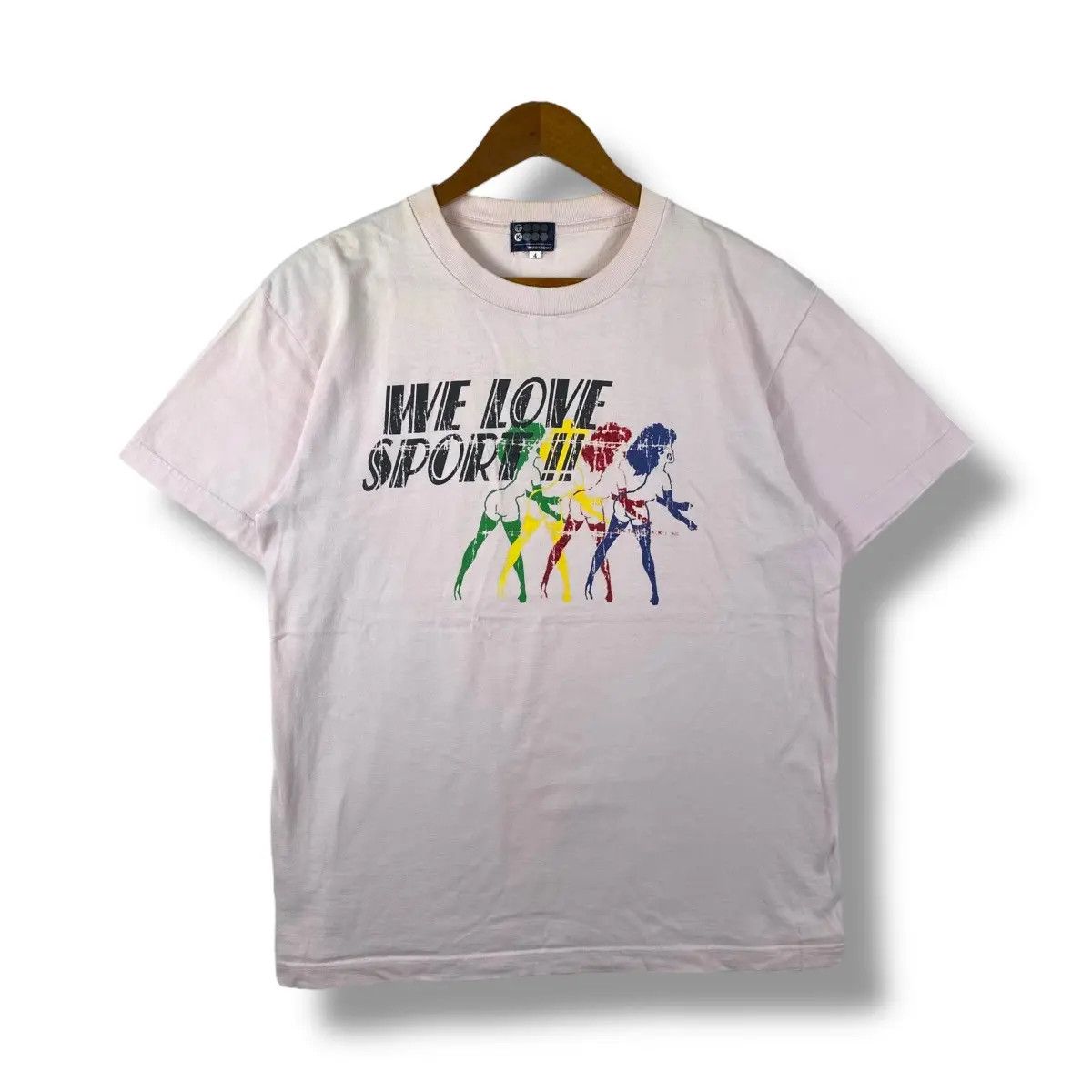 Kikuchi Vintage Takeo Kikuchi We Love Sport Psychedelic Graphic