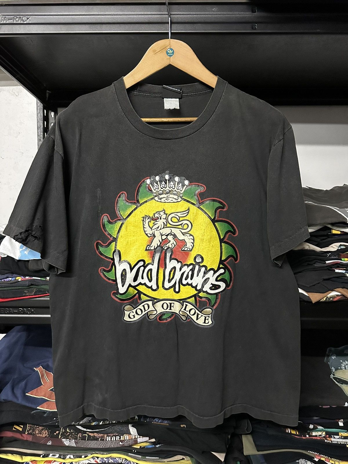 Vintage Distressed 90s Bad Brains Bootleg Tee Hoodie, Sweatshirt | FlexRushtees.com