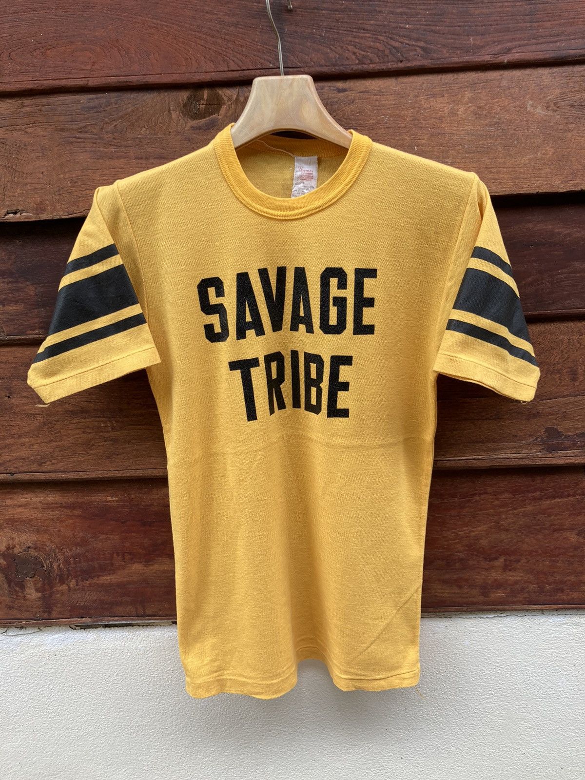 Vintage 60s 70s Velva Sheen Savage Tribe T Shirt