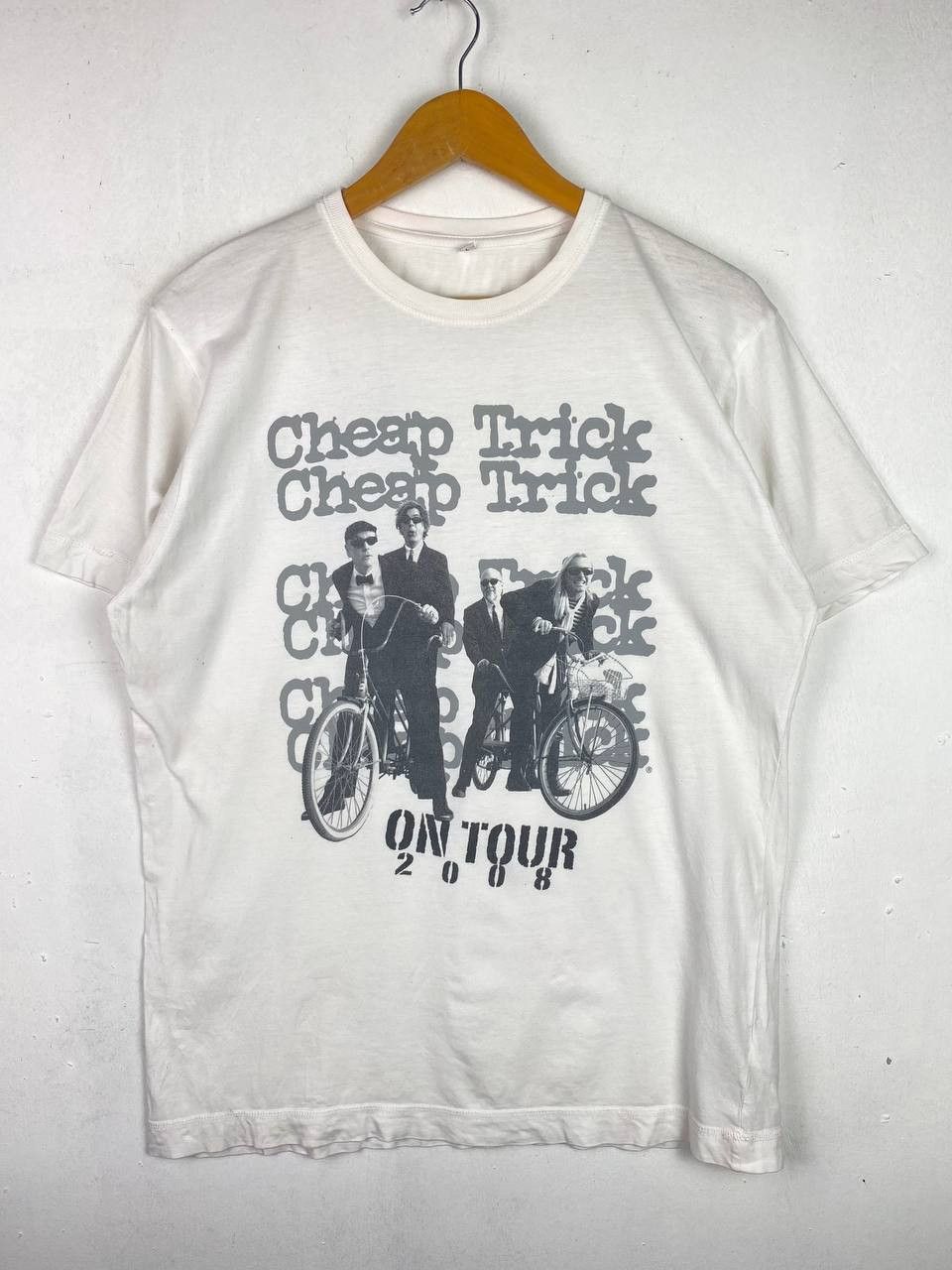 Band Tees Vintage Y2k Cheap Trick On Tour Band Tees Nice Design Hoodie, Sweatshirt | FlexRushtees.com