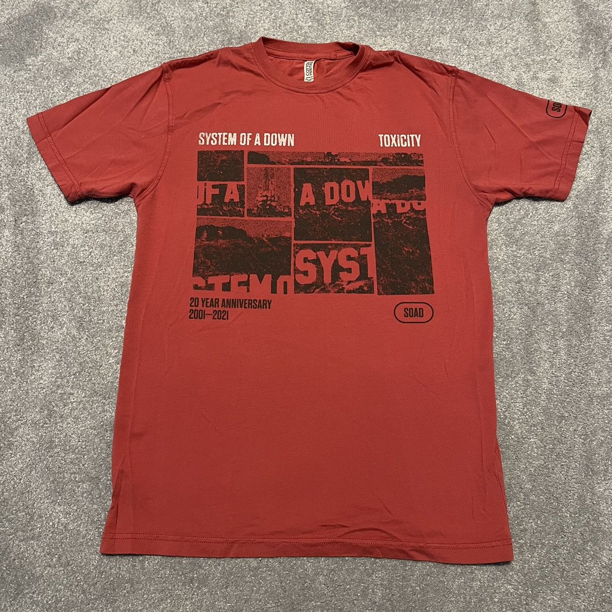 Band Tees Vintage System Of A Down Toxicity Anniversary Band Album Tee Hoodie, Sweatshirt | FlexRushtees.com