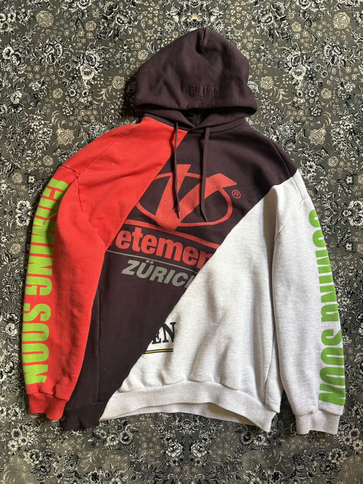 Vetements Ss18 Zurich Reconstructed Hoodie T-Shirts, Sweatshirt | FlexRushtees.com