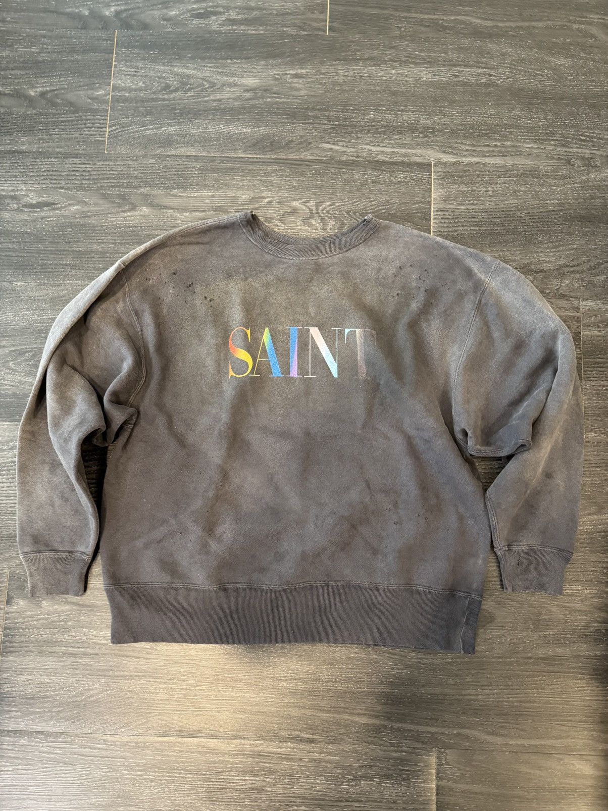 Michael Saint Michael Multicolor Logo Sweatshirt Size L New